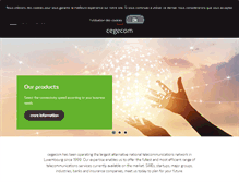 Tablet Screenshot of cegecom.lu